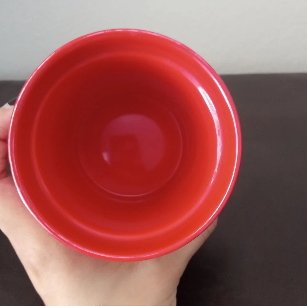 Starbucks Women's / Men's Shiny Ceramic Mug Size Small 8oz Red - Picture 5 of 5